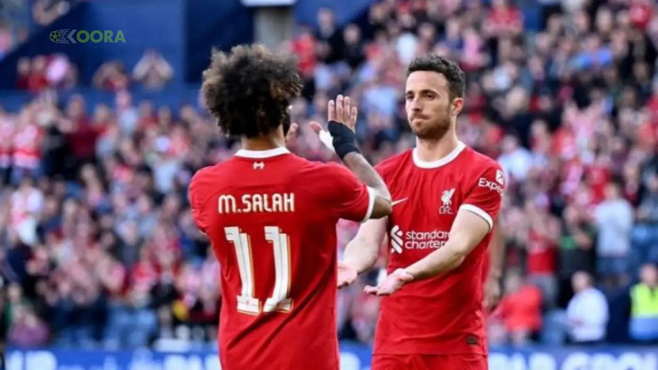ديوغو جوتا ومحمد صلاح