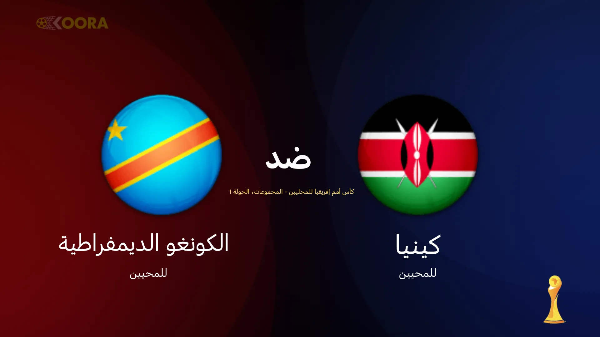 موعد مباراة كينيا ضد الكونغو الديمقراطية