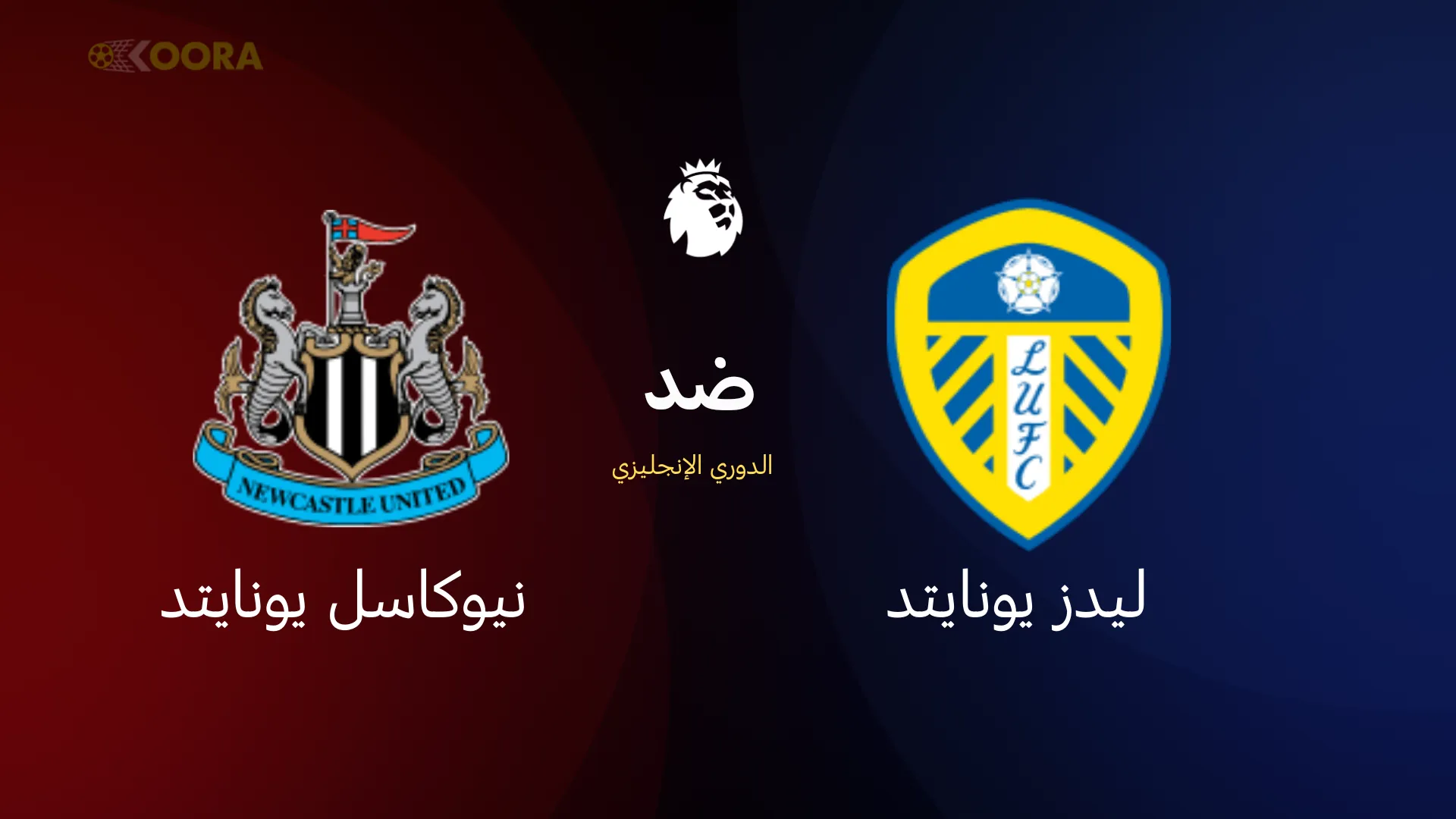 موعد مباراة ليدز يونايتد ضد نيوكاسل يونايتد